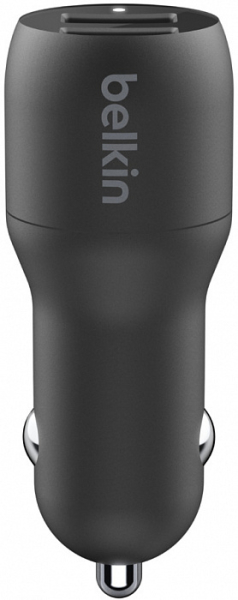 Купить Автомобильное зарядное устройство Belkin Boost Up Dual USB-A 24W CCB001btBK (Black)